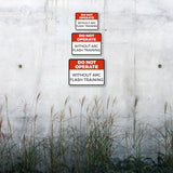 Classic Framed Plus Do Not Operate Without Arc Flash Training Door or Wall Sign | Miscellaneous Warning Signs - Industrial & Construction