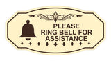Victorian Please Ring Bell for Assistance (Bell) Wall or Door Sign
