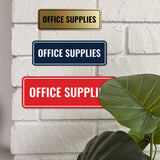 Signs ByLITA Standard Office Supplies Wall or Door Sign | Office Storage Signage