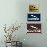 Classic Framed Registration Wall or Door Sign