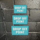 Classic Framed Plus Drop Off Point Wall or Door Sign | Health And Safety Office Signage
