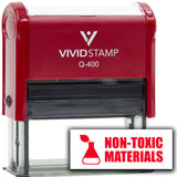 All Quality Non-Toxic Materials Self-Inking Rubber Stamp