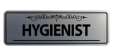 Signs ByLITA Standard Hygienist Tooth Graphic Dentist Office Decor Wall or Door Sign