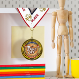 All Quality Wreath Design Bake Off Medal | Competition | High Quality Metal Medal - 1st, 2nd, 3rd Place