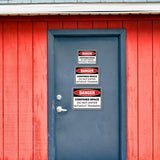 Classic Framed Plus Danger: Confined Space – Do Not Enter Without Training Door or Wall Sign | Miscellaneous Warning Signs - Industrial & Construction