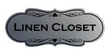 Designer Linen Closet Wall or Door Sign