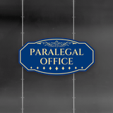 Victorian Plus Paralegal Office Wall or Door Sign | Legal and Courtroom Decoration