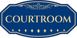 Victorian Plus Courtroom Wall or Door Sign | Legal and Courtroom Signage