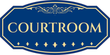 Victorian Plus Courtroom Wall or Door Sign | Legal and Courtroom Signage