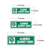 Standard Plus Alarmed Security Door Door or Wall Sign | Safety Signage