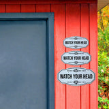 Victorian Plus Watch Your Head Wall or Door Sign | Business and Business and Workplace Signage Signage