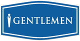 Signs ByLITA Fancy Gentleman figurine Sign - Laser-Engraved Lettering | Durable ABS Plastic | Vibrant Colors | Powerful Foam Tape Wall or Door Sign