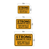 Classic Framed Plus Strong Magnetic Field – Keep Metallic Objects Away Door or Wall Sign | Miscellaneous Warning Signs - Industrial & Construction