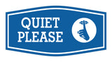 Signs ByLITA Fancy Quiet Please Wall or Door Sign