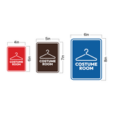 Signs ByLITA Portrait Round Costume Room Door or Wall Sign Easy Installation | Directing Artists & Co-Workers | Music | Concert | Festivals