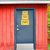 Classic Framed Plus Restroom Key Available Upon Request Door or Wall Sign | Public Bathroom Signage