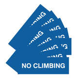 Signs ByLITA Basic No Climbing Sign | Easy No-Tool Installation | Powerful Foam Tape