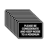 Signs ByLITA Classic Framed, Please Be Considerate and Keep Noise to a Minimum Wall or Door Sign (Multipacks)