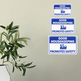 Classic Framed Plus Good Housekeeping Promotes Safety Door or Wall Sign | Office Housekeeping Signage