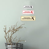 Signs ByLITA Standard Foam Spray Fire Extinguisher Door or Wall Sign | Easy Installation | Elegant Design