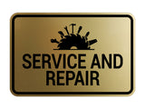 Signs ByLITA Classic Framed Service and Repair Wall or Door Sign