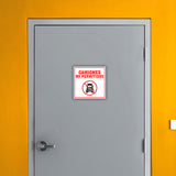 Square Plus Camiones No Permitidos Wall or Door Sign | Spanish | Health & Safety Warehouse Business Signage