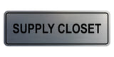 Signs ByLITA Standard Supply Closet Wall or Door Sign | Office Signage