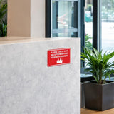 Classic Framed Please Check In At Reception Before Your Appointment Wall or Door Sign