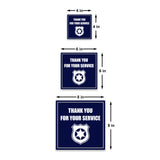 Square Plus Thank You For Your Service Wall or Door Sign | Police First Responders Appreciation Signage