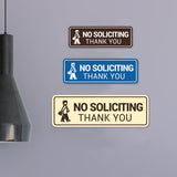 Standard NO Soliciting Thank You (Salesman) Wall or Door Sign