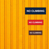 Signs ByLITA Basic No Climbing Sign | Easy No-Tool Installation | Powerful Foam Tape
