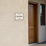 Classic Framed Plus Chapel — Wall or Door Sign | Funeral and Memorial Services - Room & Area - Sign