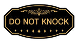 Victorian Do Not Knock Wall or Door Sign