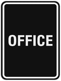 Signs ByLITA Portrait Round Office Sign - Laser-Engraved Lettering | Durable ABS Plastic | Vibrant Colors | Powerful Foam Tape