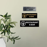Basic Restaurant & Bar Wall or Door Sign