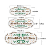 Designer Plus Abuelita's kitchen Door or Wall Sign | Funny Spanish Signs For Stores & Businesses