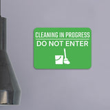 Classic Framed Plus Cleaning in Progress - Do Not Enter Door or Wall Sign | Safety and Maintenance