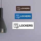 Basic Lockers Wall or Door Sign