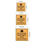 Square Plus Please Ring Bell For Appointments and Deliveries Wall or Door Sign | Health & Safety Warehouse Business Signage