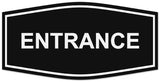 Signs ByLITA Fancy Entrance Sign | Legible Lettering | Easy No-Tool Installation | Powerful Foam Tape