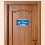 Notched Standard Changing Room Wall or Door Sign