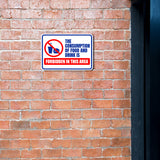 Classic Framed Plus The Consumption Of Food And Drink Is Forbidden In This Area Door or Wall Sign