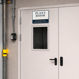 Classic Framed Plus Plant Room — Authorized Personnel Only — Wall or Door Sign | Specialist Room - Sign