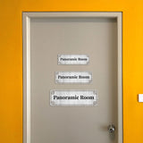 Standard Plus Panoramic Room Door or Wall Sign | Office & Home Signage
