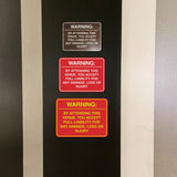 Signs ByLITA Classic Framed Warning: By Attending This Venue, You Accept Full Liability for Any Damage, Loss or Injury Door or Wall Sign Easy Installation | Warning Health & Safety | Office & Venues