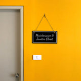 Maintenance & Janitor Closet 5x10 Hanging Plus Wall or Door Sign | Office Decor