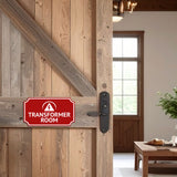Notched Standard Transformer Room Wall or Door Sign | Electrical - Commercial Safety & Facility Signs