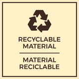 Signs ByLITA Square Recyclable Material Door or Wall Sign | Spanish Bilingual Business And Office Signs