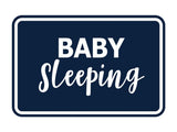 Signs ByLITA Classic Framed Baby Sleeping Wall or Door Sign