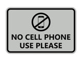Classic Framed No Cell Phone Use Please